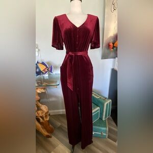 ♥️ UNIQUE VINTAGE VELVET CORDUROY RETRO MADMEN BOHO JUMPER